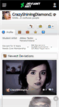 Mobile Screenshot of crazyshiningdiamond.deviantart.com