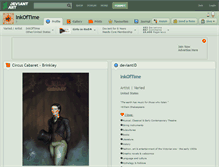 Tablet Screenshot of inkoftime.deviantart.com