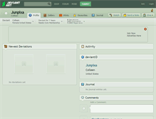 Tablet Screenshot of junpixa.deviantart.com