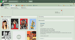 Desktop Screenshot of nomalez.deviantart.com