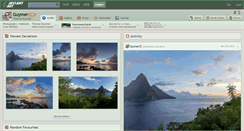 Desktop Screenshot of guymer.deviantart.com