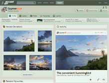 Tablet Screenshot of guymer.deviantart.com