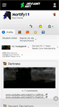 Mobile Screenshot of mortify11.deviantart.com