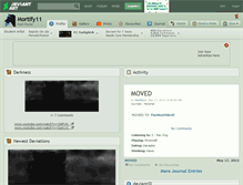 Tablet Screenshot of mortify11.deviantart.com