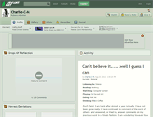 Tablet Screenshot of charlie-c-m.deviantart.com