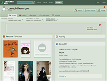 Tablet Screenshot of corrupt-the-corpse.deviantart.com