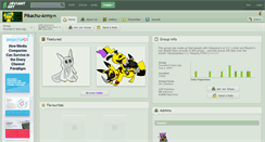 Desktop Screenshot of pikachu-army.deviantart.com