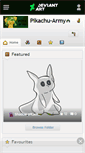 Mobile Screenshot of pikachu-army.deviantart.com