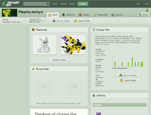 Tablet Screenshot of pikachu-army.deviantart.com
