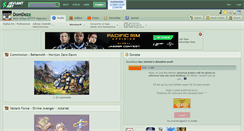 Desktop Screenshot of domdozz.deviantart.com