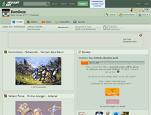 Tablet Screenshot of domdozz.deviantart.com