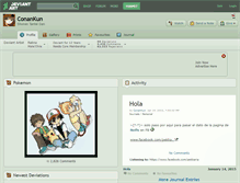 Tablet Screenshot of conankun.deviantart.com