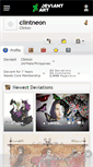 Mobile Screenshot of clintneon.deviantart.com