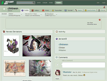 Tablet Screenshot of clintneon.deviantart.com