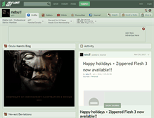 Tablet Screenshot of nebu.deviantart.com