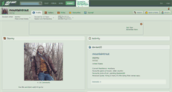 Desktop Screenshot of mountaintrout.deviantart.com