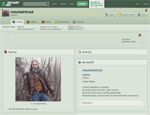 Tablet Screenshot of mountaintrout.deviantart.com