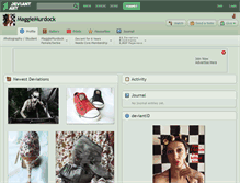 Tablet Screenshot of maggiemurdock.deviantart.com