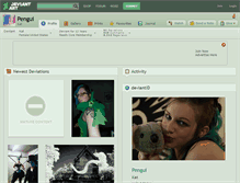 Tablet Screenshot of pengui.deviantart.com