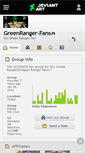 Mobile Screenshot of greenranger-fans.deviantart.com