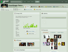 Tablet Screenshot of greenranger-fans.deviantart.com