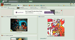 Desktop Screenshot of kitsunefire7.deviantart.com