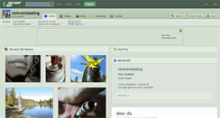 Desktop Screenshot of nickwentskating.deviantart.com