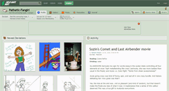 Desktop Screenshot of pathetic-fangirl.deviantart.com
