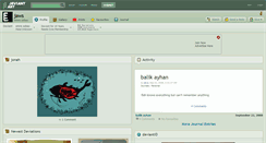 Desktop Screenshot of jaws.deviantart.com