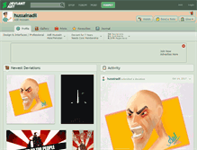 Tablet Screenshot of hussainadil.deviantart.com