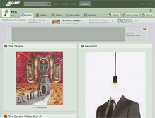 Tablet Screenshot of hrn.deviantart.com