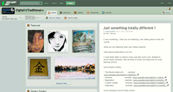 Desktop Screenshot of digitalvstraditional.deviantart.com