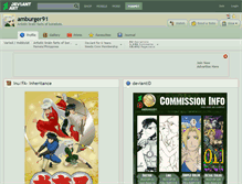Tablet Screenshot of amburger91.deviantart.com