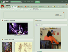 Tablet Screenshot of l00nie.deviantart.com