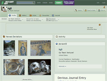 Tablet Screenshot of kg8.deviantart.com