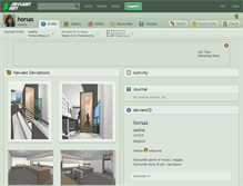 Tablet Screenshot of horsas.deviantart.com