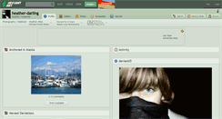 Desktop Screenshot of heather-darling.deviantart.com