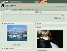Tablet Screenshot of heather-darling.deviantart.com