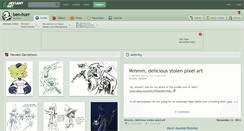 Desktop Screenshot of ben-hurr.deviantart.com