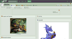 Desktop Screenshot of jollyotter.deviantart.com
