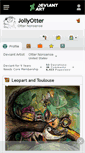 Mobile Screenshot of jollyotter.deviantart.com