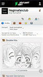 Mobile Screenshot of negimafanclub.deviantart.com