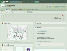 Tablet Screenshot of negimafanclub.deviantart.com