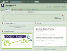 Tablet Screenshot of cyborgagent017.deviantart.com