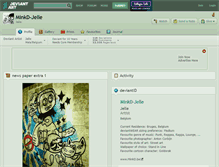 Tablet Screenshot of minkd-jelle.deviantart.com