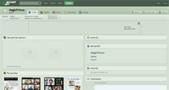 Desktop Screenshot of magicprince.deviantart.com