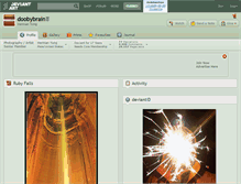Tablet Screenshot of doobybrain.deviantart.com