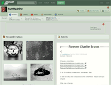 Tablet Screenshot of hummachine.deviantart.com