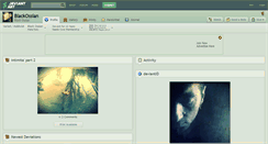Desktop Screenshot of blackossian.deviantart.com