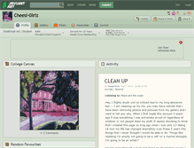 Tablet Screenshot of cheesi-girlz.deviantart.com